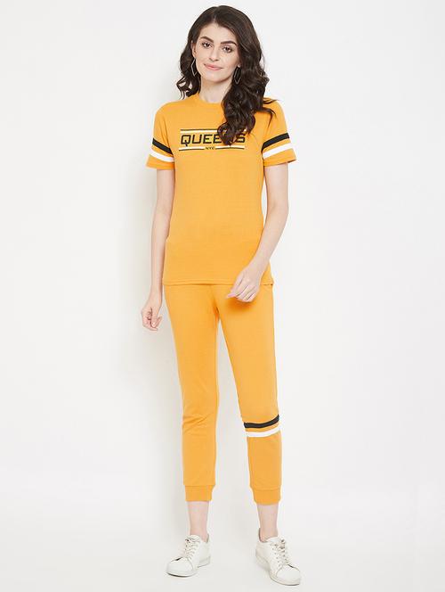 varsity striped active wear set - 17216022 - Very Small Image - 1