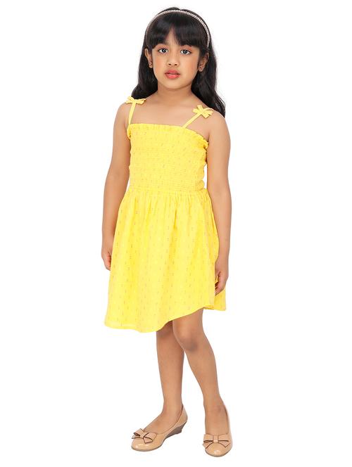 yellow printed dress - 17219303 - Very Small Image - 1