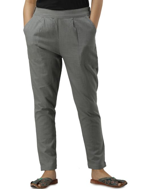 high rise pleated trouser - 17220966 - Very Small Image - 1