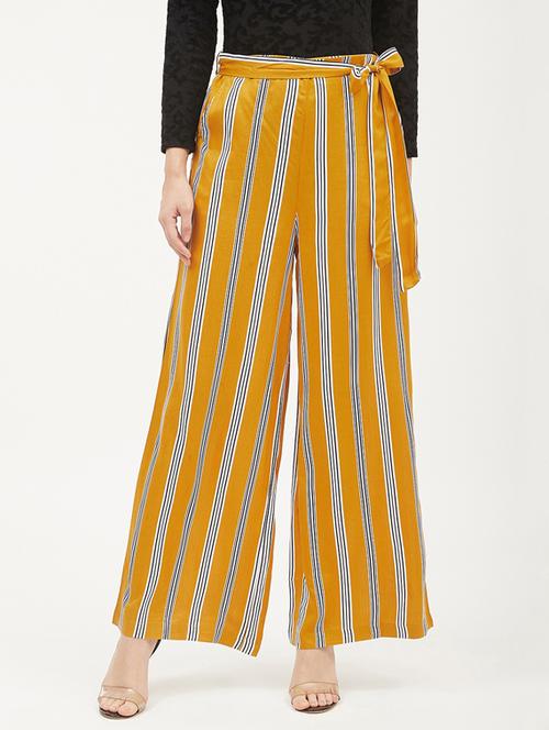 striped wide leg trouser - 17225169 - Very Small Image - 1