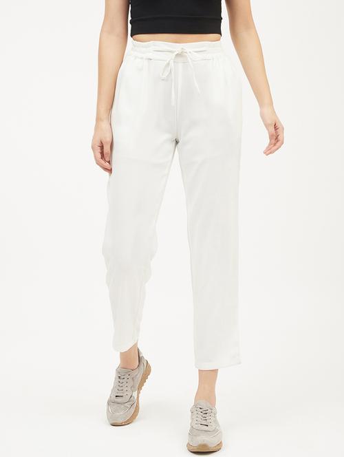 drawstring waist track pants - 17225195 - Very Small Image - 1