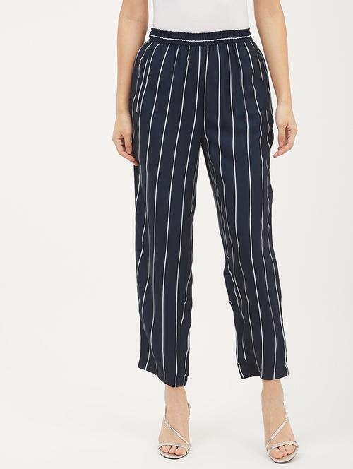 high rise striped trouser - 17225202 - Very Small Image - 1