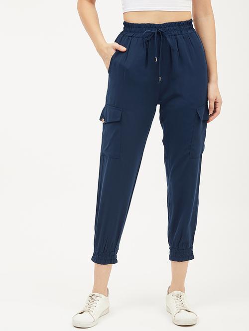 drawstring waist cargo pants - 17225210 - Very Small Image - 1