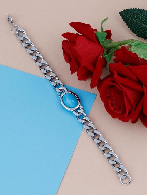 silver metal alloy bracelet - 17225314 - Very Small Image - 1