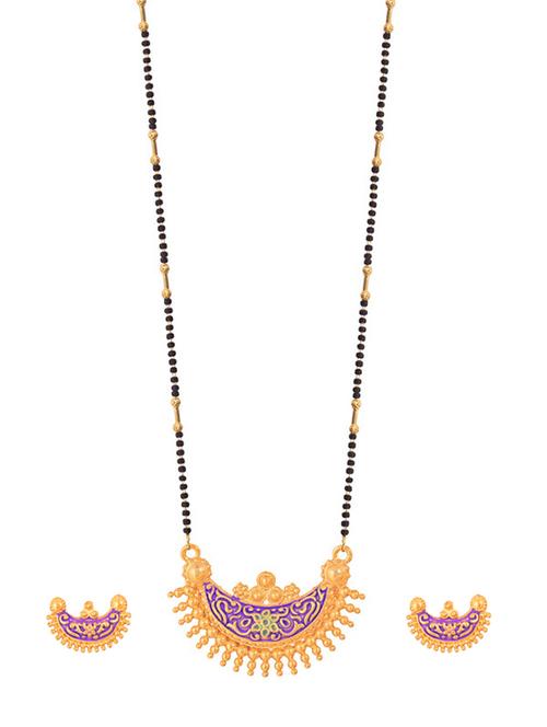 golden metal mangalsutra - 17225840 - Very Small Image - 1