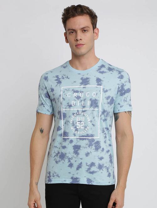 light blue printed t-shirt - 17225952 - Very Small Image - 1