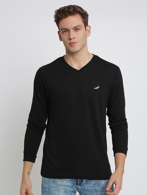 black solid t-shirt - 17225964 - Very Small Image - 1