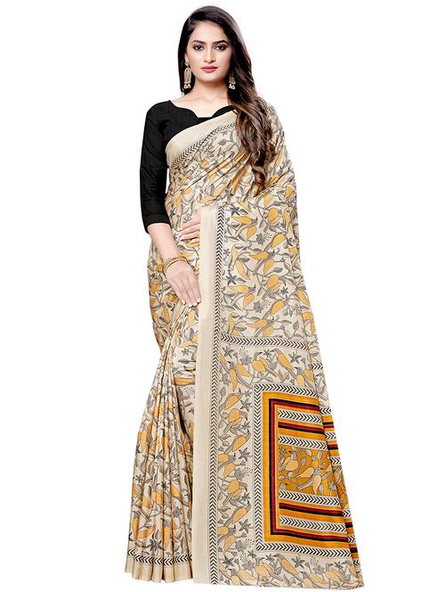 conversational printed saree with blouse - 17228091 - Very Small Image - 1