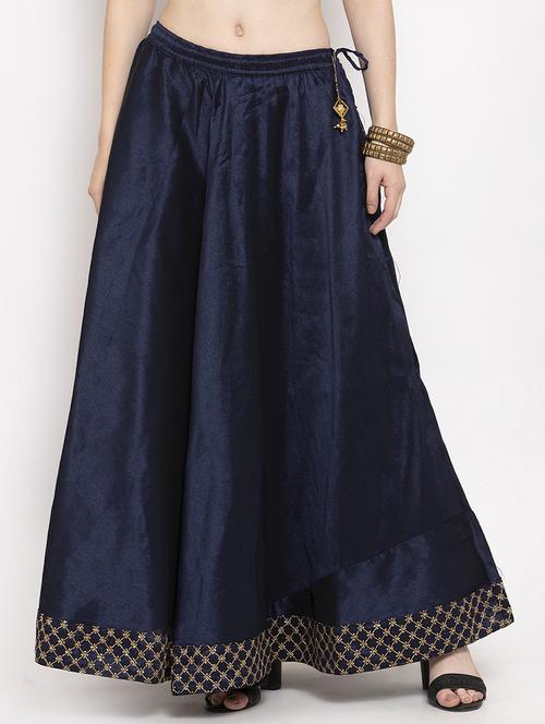solid flared skirt - 17228572 - Very Small Image - 1