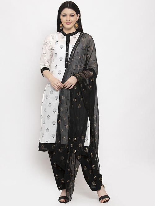 gold print kurta salwar set - 17229318 - Very Small Image - 1