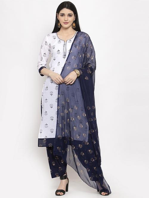 gold print kurta salwar set - 17229319 - Very Small Image - 1