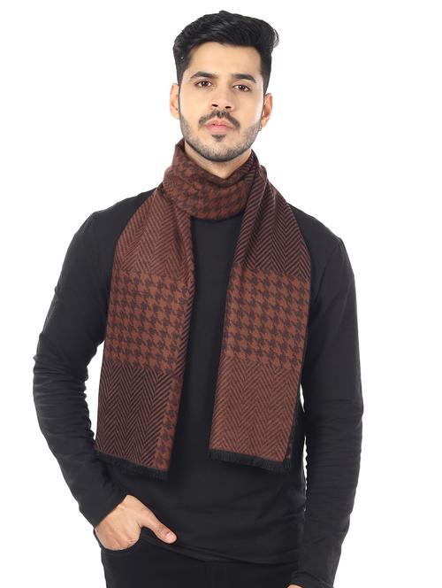 printed wool stole - 17229399 - Very Small Image - 1