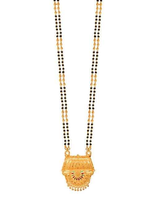 golden metal mangalsutra - 17229639 - Very Small Image - 1