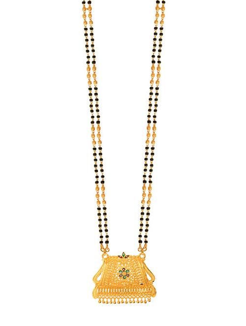 golden metal mangalsutra - 17229644 - Very Small Image - 1