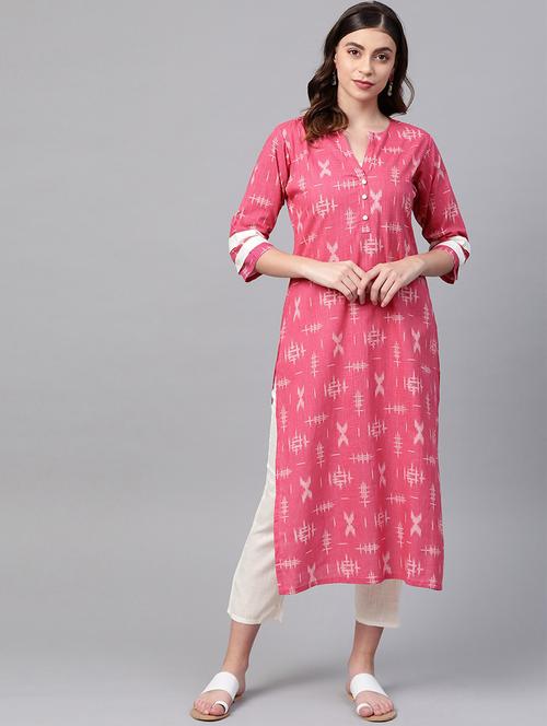 ikat kurta pant set - 17231295 - Very Small Image - 1