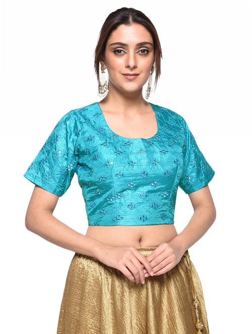 mirror work blouse - 17231633 - Very Small Image - 1