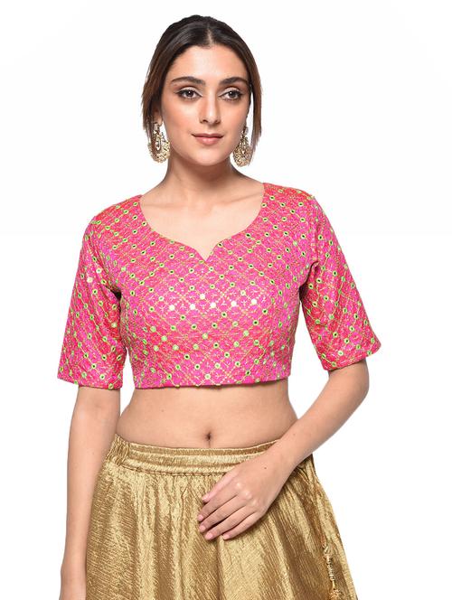 mirror work blouse - 17231648 - Very Small Image - 1