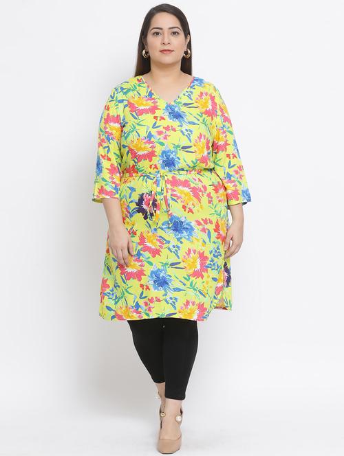 floral a-line kurta - 17233122 - Very Small Image - 1