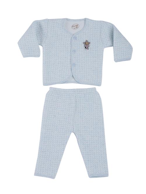 light blue cotton twin sets onesies and romper - 17235588 - Very Small Image - 1