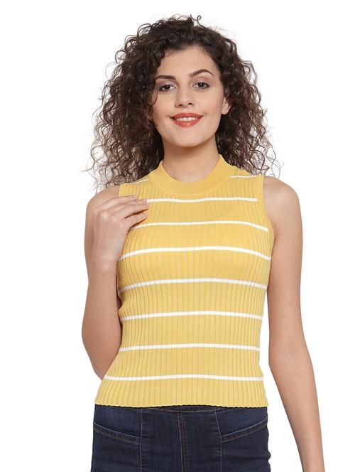 sleeveless striped top - 17236882 - Very Small Image - 1
