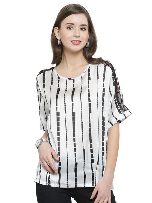 round neck printed top - 17236893 - Very Small Image - 1