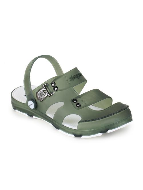 green rubber slip on slippers - 17238495 - Very Small Image - 1