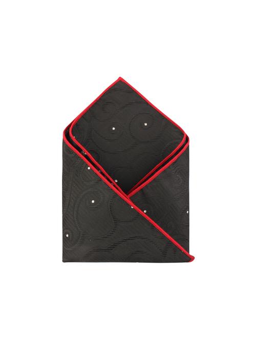 black polyester pocketsquare - 17238718 - Very Small Image - 1