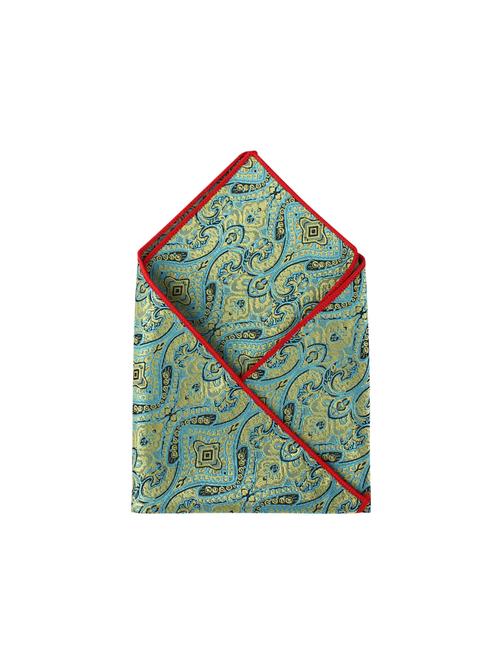 green polyester pocketsquare - 17238721 - Very Small Image - 1