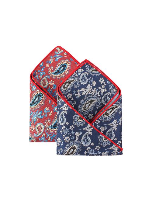 multi colored polyester pocketsquare - 17240150 - Very Small Image - 1