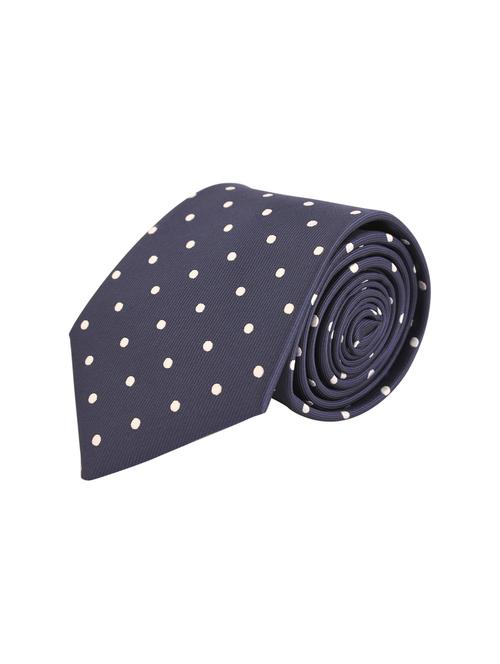 black polycotton tie, cufflinks, pocket square & lapel pin - 17240364 - Very Small Image - 1