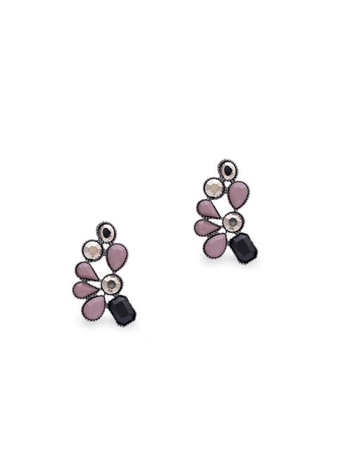 metallic metal drop earring - 17241339 - Very Small Image - 1
