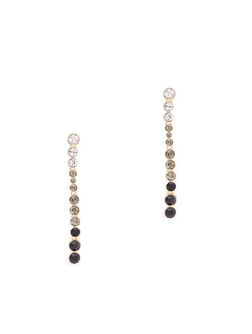gold metal drop earring - 17241343 - Very Small Image - 1