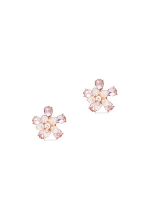 pink metal studs earring - 17241411 - Very Small Image - 1