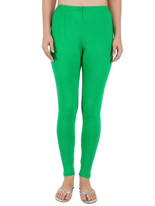 green cotton leggings - 17242131 - Very Small Image - 1