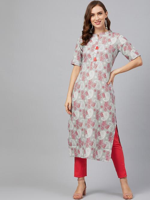 floral kurta pant set - 17242245 - Very Small Image - 1