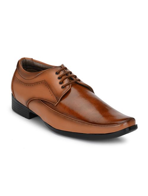 tan lace-up derbys - 17242382 - Very Small Image - 1