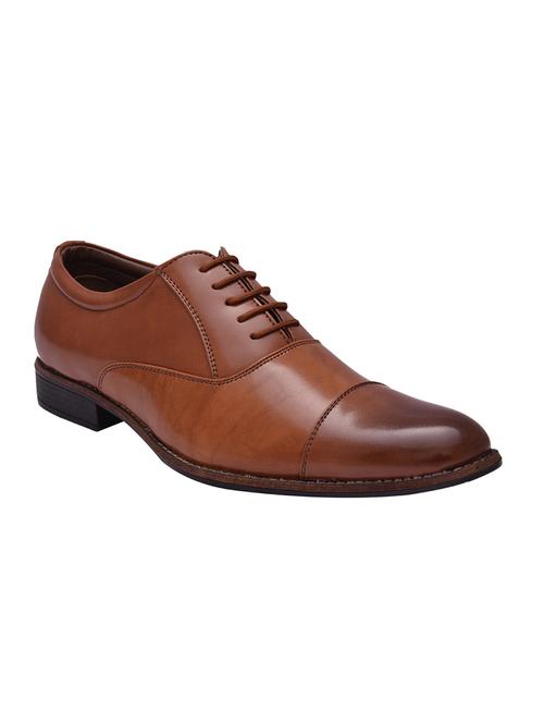 tan lace-up derbys - 17242389 - Very Small Image - 1