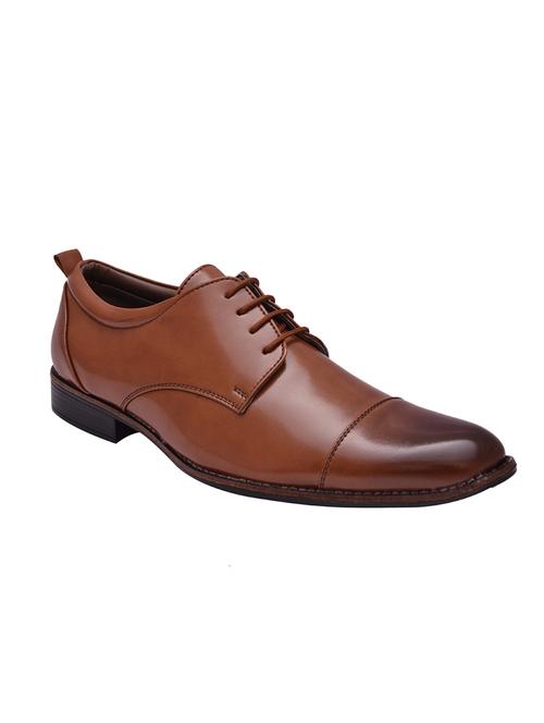 tan lace-up derbys - 17242391 - Very Small Image - 1