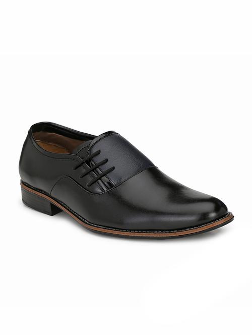 black lace-up derbys - 17242393 - Very Small Image - 1