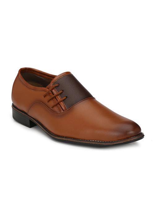 tan lace-up derbys - 17242395 - Very Small Image - 1