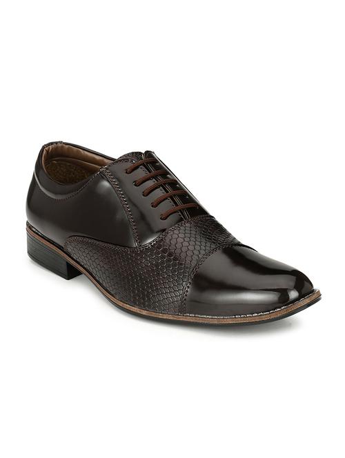 brown lace-up oxfords - 17242499 - Very Small Image - 1