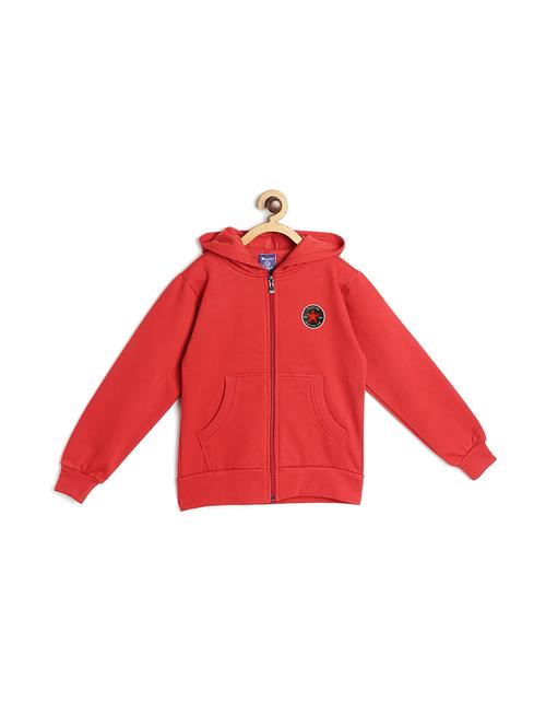 placement print hood neck sweatshirt - 17244423 - Very Small Image - 1