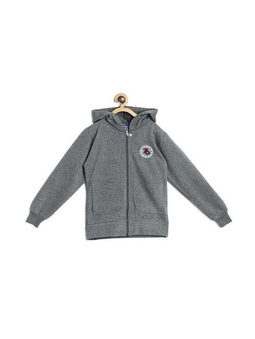 grey fleece sweatshirt - 17244477 - Very Small Image - 1