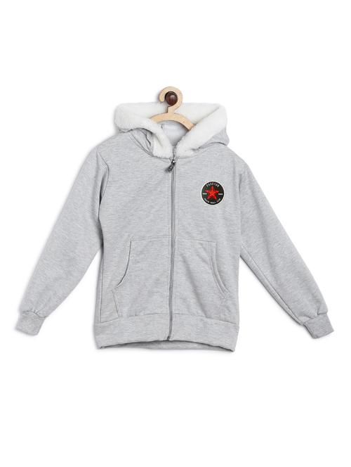 grey fleece sweatshirt - 17244525 - Very Small Image - 1