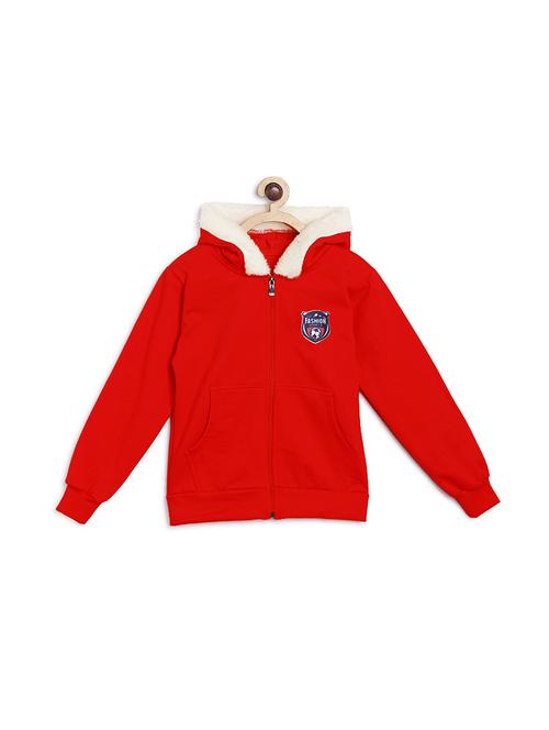 placement print hood neck sweatshirt - 17244540 - Very Small Image - 1