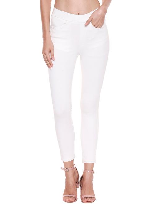 high rise solid jeggings - 17245999 - Very Small Image - 1