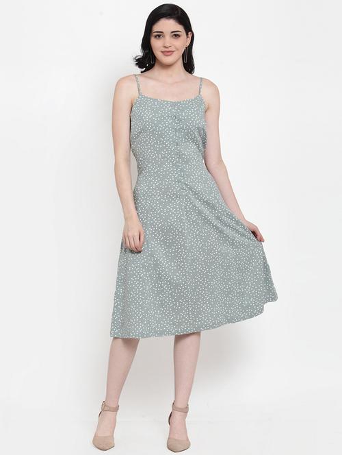 cami neck polka dot dress - 17246414 - Very Small Image - 1