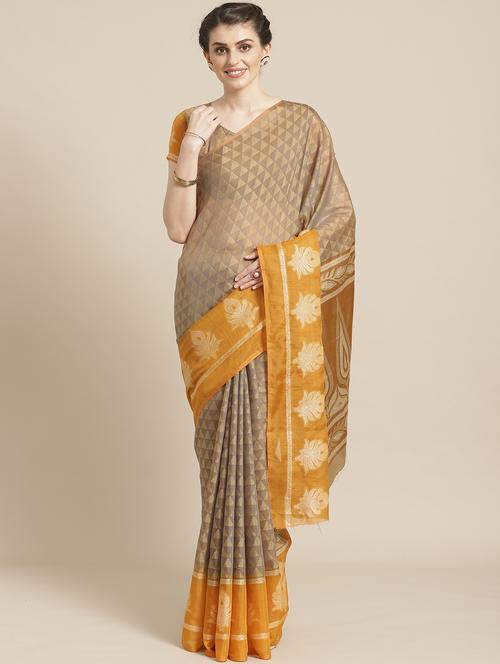 geometrical printed saree - 17246520 - Very Small Image - 1