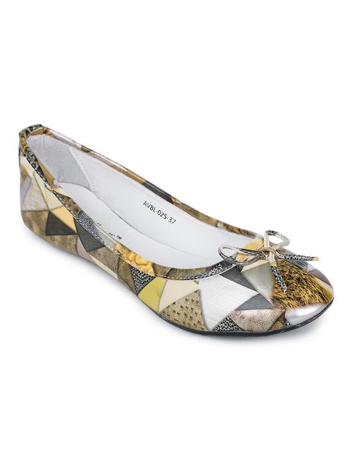 tan slip on ballerinas - 17246851 - Very Small Image - 1