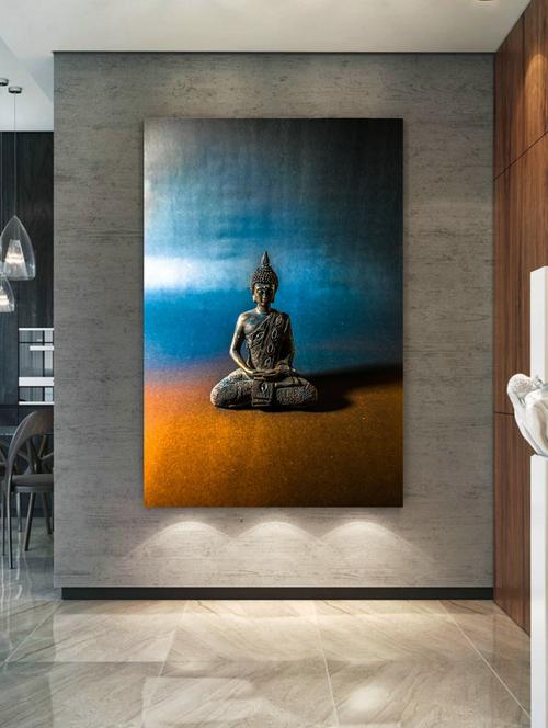 buddha dhya hd digital print wallpaper - 17247386 - Very Small Image - 1